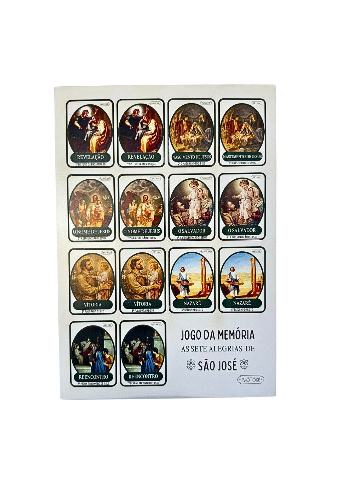 JOGO DA MEMÓRIA AS 7 ALEGRIAS DE SÃO JOSÉ